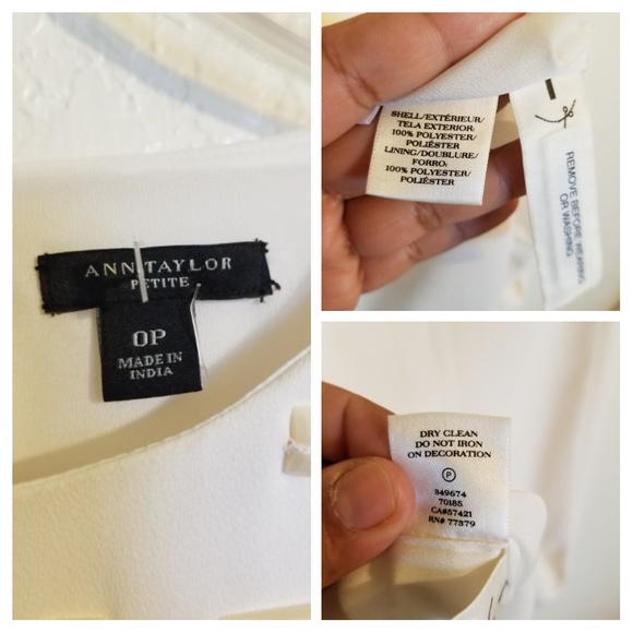 Ann Taylor Petite beaded dress SZ 0P - Picture 7 of 8